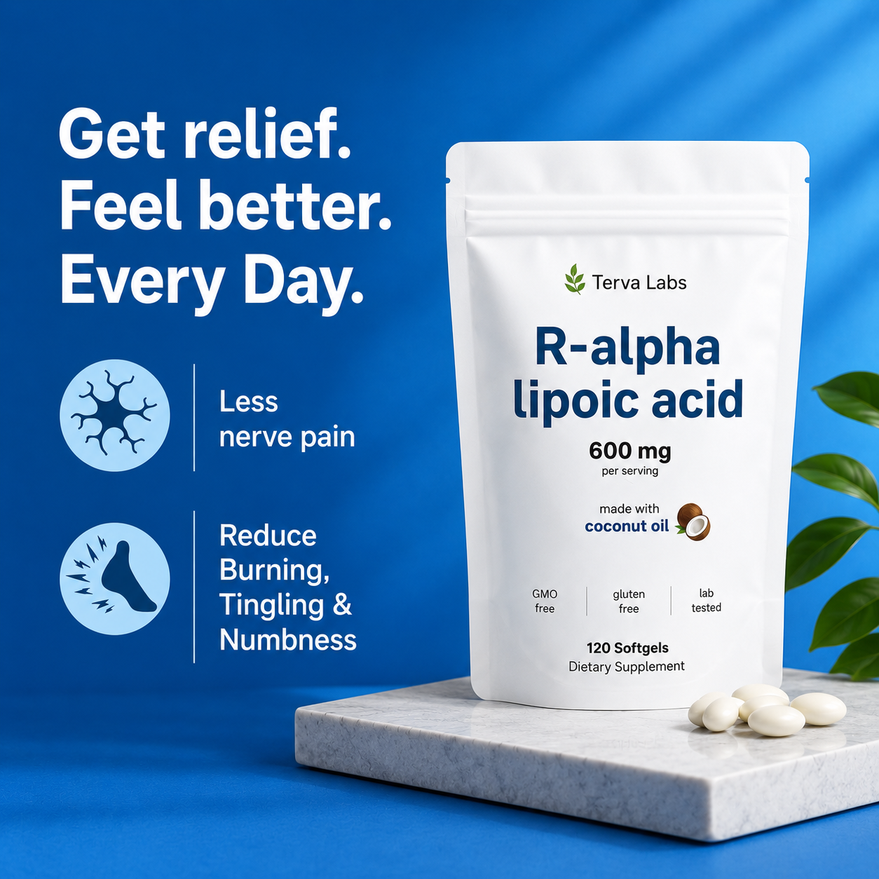 R-Alpha Lipoic Acid Softgels 600mg